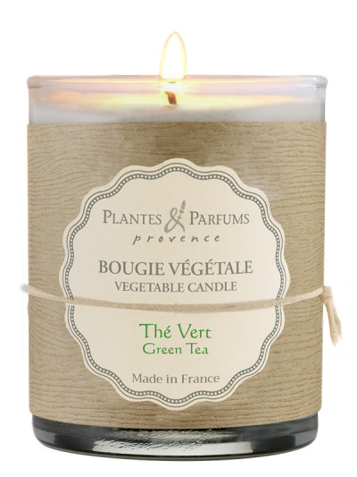 Bougie parfumée Thé Vert 180g | PLANTES & PARFUMS