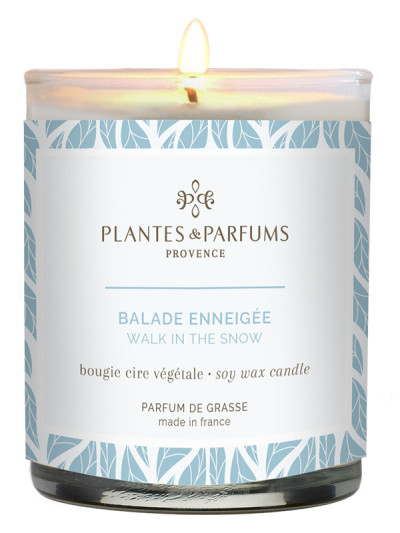 Bougie parfumée Balade Enneigée 180g | PLANTES & PARFUMS