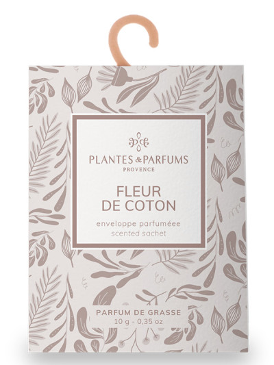 Enveloppe parfumée Fleur de Coton 10g | PLANTES & PARFUMS