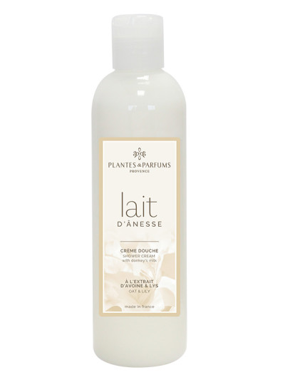 Duschcreme mit Eselsmilch/Hafer&Lilie 250ml | PLANTES & PARFUMS