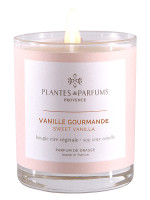 Bougie parfumée Vanille Gourmande 180g | PLANTES & PARFUMS