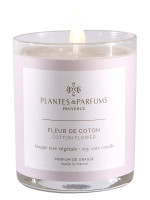 Bougie parfumée Fleur de Coton 180g | PLANTES & PARFUMS