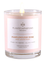 Bougie parfumée Pamplemousse rose 180g | PLANTES & PARFUMS