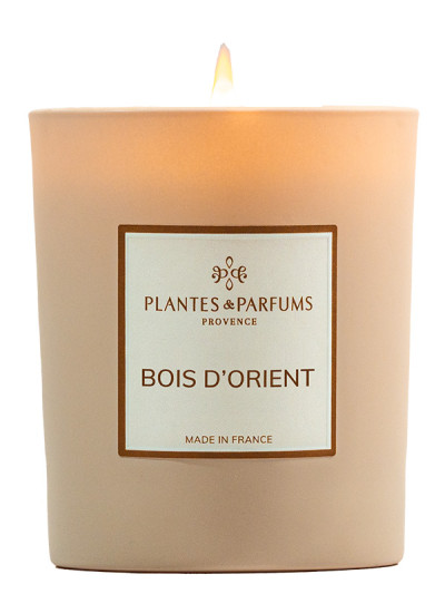 Bougie parfumée Bois d'Orient 180g | PLANTES & PARFUMS