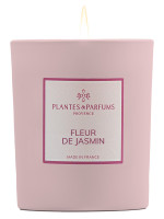 Bougie parfumée Fleur de Jasmin 180g | PLANTES & PARFUMS