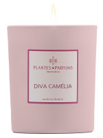 Pflanzliche Duftkerze Diva Camelia 180g | PLANTES & PARFUMS