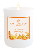 Bougie parfumée Un Jardin Exotique 180g | PLANTES & PARFUMS