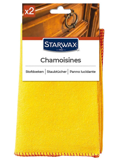 Chamoisines dépoussiérantes 2 pièces | STARWAX