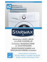 Nettoyant détartrant lave-linge & lave-vaisselle 2x75g   | STARWAX