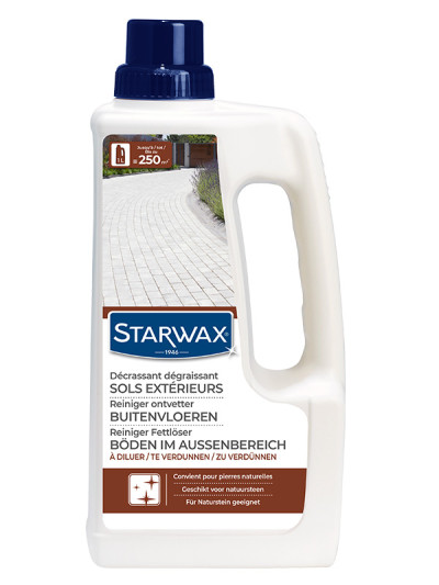 Reiniger Fettlöser für Böden im Aussenbereich 1L | STARWAX