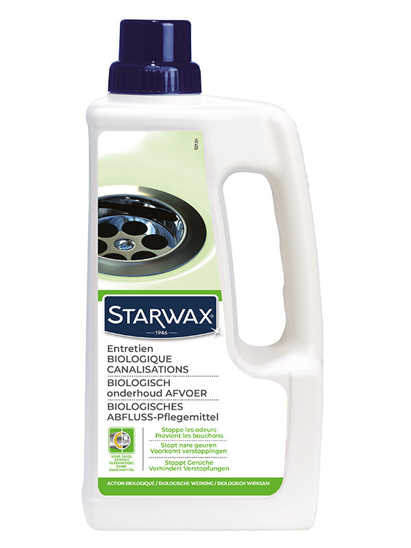 STARWAX, Déboucheur gel surpuissant canalisations 1L, Starwax