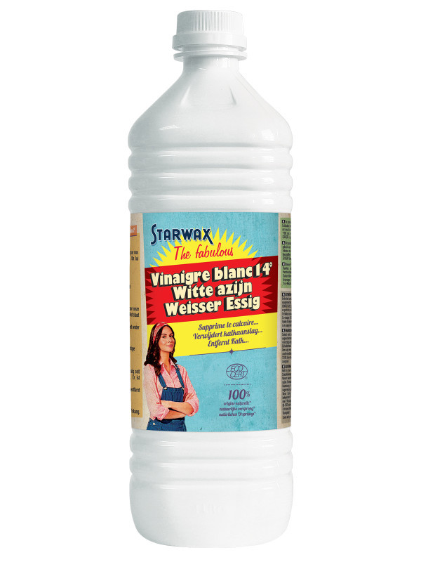 Vinaigre blanc 14° sans parfum 1l, Starwax