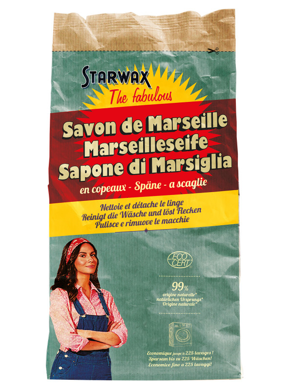 Lessive liquide aux copeaux de savon de Marseille, 5L
