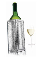 Refroidisseur Rapid Ice pour bouteilles de vin argenté | VACU VIN