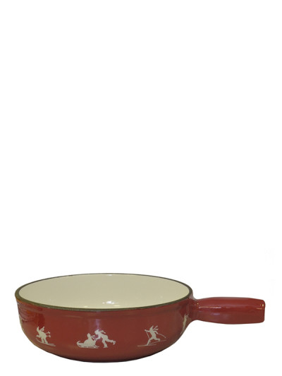 Caquelon à fondue bordeaux ø21cm Heidi 1930 | HEIDI
