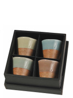 Set mit 4 Tee / Expresso Tassen Céladon Set mit 4 Tee / Expresso Tassen Céladon