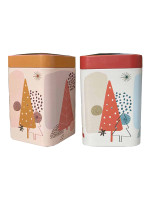 Set de 2 boîtes à thé Winter Trees 100g Set de 2 boîtes à thé Winter Trees 100g